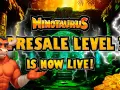 Minotaur z monetami, zapraszający do "Minotaurus Resale Level 3 Is Now Live!".