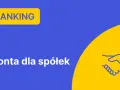 Ranking kont dla spółek z oo. Ikona uścisku dłoni symbolizuje współpracę i dobre relacje biznesowe.