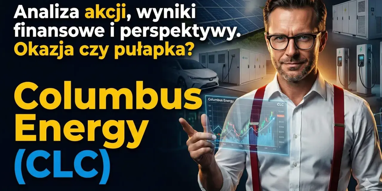 Analiza Columbus Energy (CLC) akcji: wyniki, perspektywy. Czy to okazja, czy pułapka? Mężczyzna analizuje wykresy.