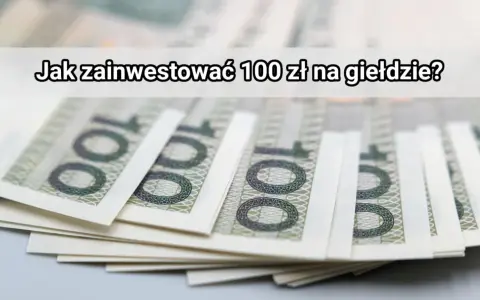 Stos banknotów 100 zł. Dowiedz się, jak zainwestować 100 zł na giełdzie i zacząć pomnażać swoje oszczędności.
