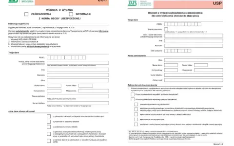 Wniosek do ZUS o wydanie zaświadczenia o okresach ubezpieczenia, przydatny przy planowaniu emerytury a działalność gospodarcza.