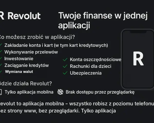 Revolut: aplikacja mobilna do zarządzania finansami, inwestowania i wymiany walut. Przyszłe revolut ipo może być dostępne w tej aplikacji.
