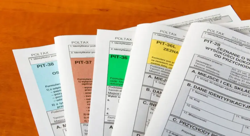 Formularze PIT-36, PIT-37, PIT-38, PIT-28 i PIT-36L. Dokumenty do rozliczenia jednoosobowa działalność gospodarcza jaki PIT.