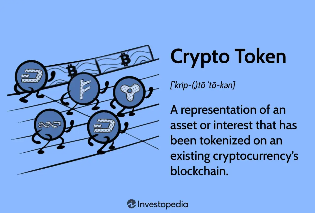 Zabawne ikony kryptowalut na tle blockchaina. Dowiedz się, jak stworzyć kryptowalutę i zrozumieć tokeny.